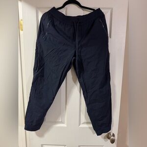 Athleta Navy Blue women’s Jogger Sweatpants with Zip Pockets
